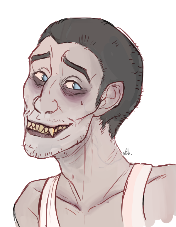 Victor, an unhealthy looking dead man